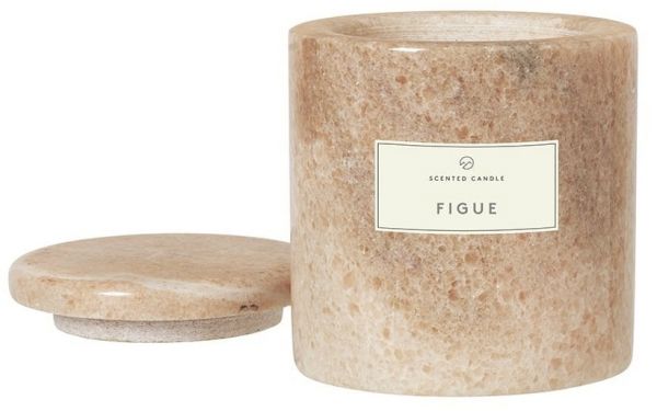 blomus FRABLE Marmor-Duftkerze indian tan 69243
