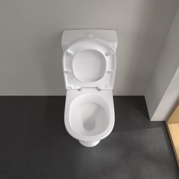 Villeroy&Boch O.Novo Stand-Tiefpül-WC mit Spülrand für Kombination, Abgang senkrecht, 36x67cm