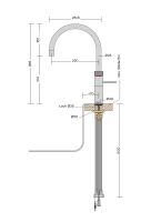 Vorschau: Quooker Fusion Round Kochendwasser-Küchenarmatur