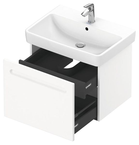 Duravit No.1 Badmöbel-Set 65cm mit Waschtisch, Spiegelschrank, 1 Auszug und Innenschublade