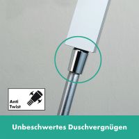 Vorschau: Hansgrohe Unica Brausestange E Puro 90cm mit Brausehalter und Brauseschlauch, chrom