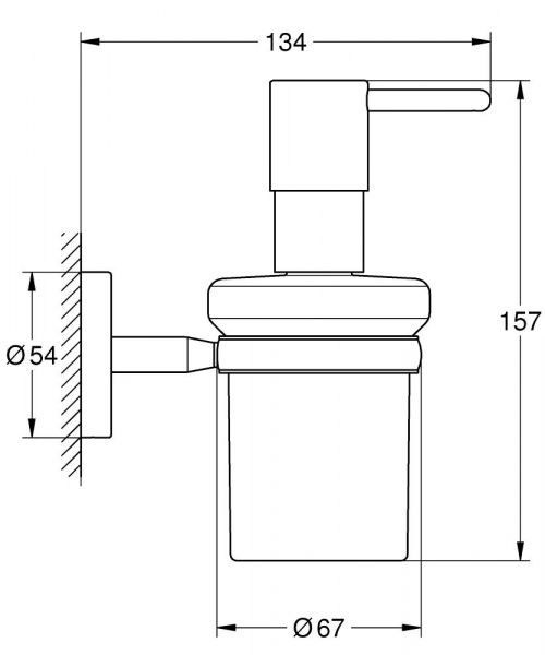 Grohe BauCosmopolitan Halter für Becher/ Seifenschale/Seifenspender, chrom