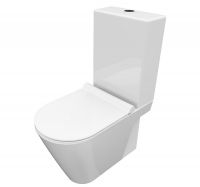 Catalano New Zero Stand-WC Kombi 62x35cm, Tiefspüler, inkl. Spülkasten, weiß CATAglaze+ 1MPZN00-1SCSC00