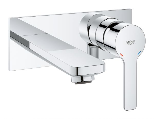 Grohe Lineare 2-Loch-Waschtischbatterie, Ausladung 149mm