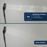 Vorschau: Grohe Vitalio Joy+ 120 Handbrause Booster-Strahl & Rain-Strahl