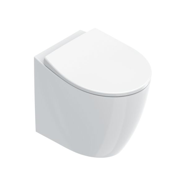 Catalano Italy Stand-WC silentech, spülrandlos, 52x37cm CataGlaze+ 0712520001