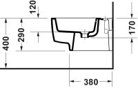 Vorschau: Duravit Balcoon Wandbidet, DuraShield, weiß