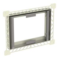 Vorschau: Laufen Ineo Installationsrahmen für Betätigungsplatten 203x145mm, flächenbündiger Einbau