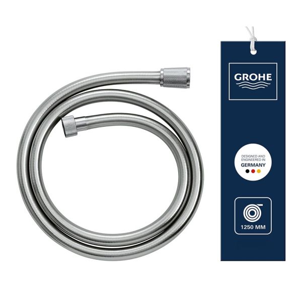 Grohe VitalioFlex Silver Brauseschlauch 1,25m mit ProGrip, chrom 