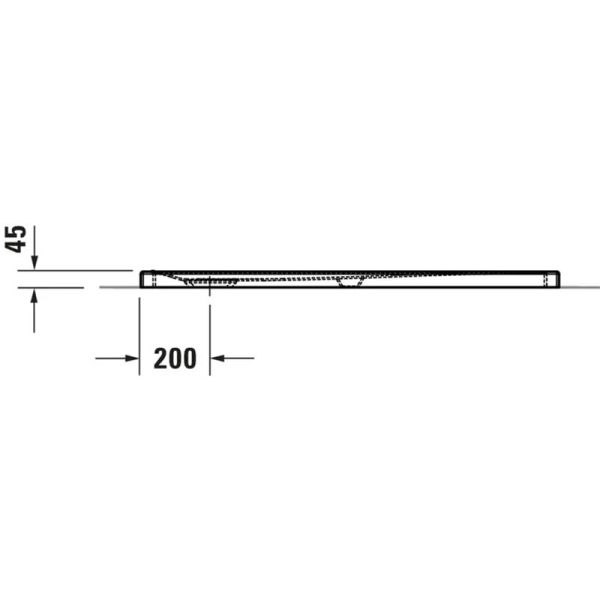 Duravit Tempano Duschwanne rechteckig 90x120cm, Sanitäracryl, weiß