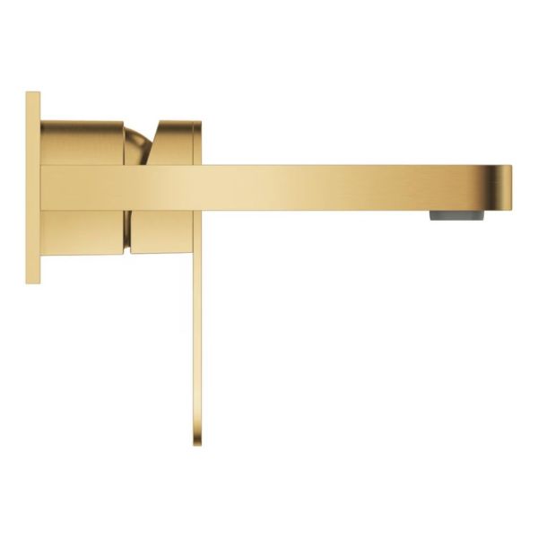 Grohe Plus 2-Loch-Waschtischbatterie Ausladung 147mm, cool sunrise gebürstet