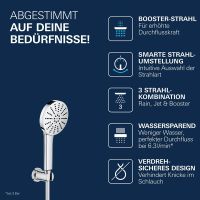 Vorschau: Grohe Vitalio Joy+ 120 Wandhalterset 3 Strahlarten, chrom 