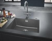 Vorschau: Grohe K700 70-C Küchenspüle Einbau/Unterbau, granit schwarz