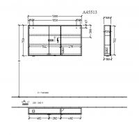 Vorschau: Villeroy&Boch My View Now LED-Aufputz-Spiegelschrank 130x75cm