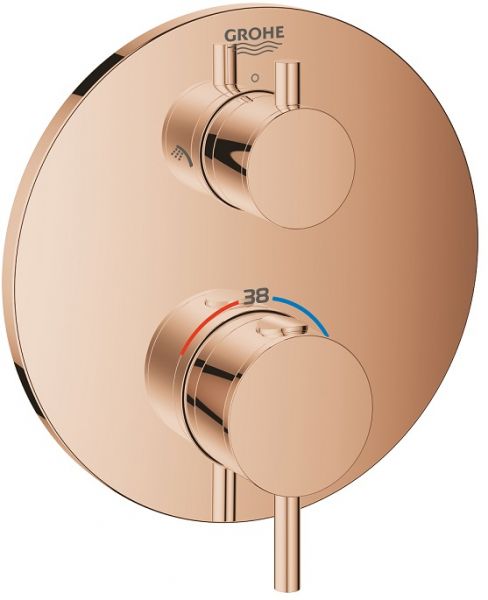 Grohe Atrio Thermostat-Duscharmatur mit integrierter 2-Wege-Umstellung, wassersparend