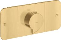 Vorschau: Axor One Thermostatmodul Unterputz, für 2 Verbraucher brushed gold optic 45712250