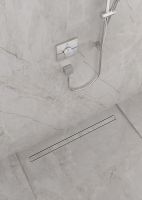Vorschau: Hansgrohe RainDrain Match Fertigset Duschrinne 60cm, befliesbar, edelstahl gebürstet