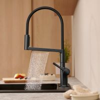 hansgrohe Talis Select M54 Einhebel-Küchenmischer, 3jet, brushed black chrome 72861340