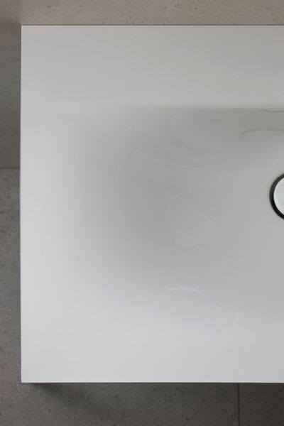 Duravit Viu Einbauwaschtisch 60x18,5cm, mit Überlauf, mit Wondergliss, mit verschließbarem Ablaufventil, weiß 03856000001