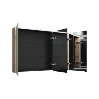 Vorschau: Burgbad Eqio Spiegelschrank mit horizontaler LED-Beleuchtung und 3 Spiegeltüren, 120x80cm