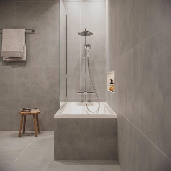 Duravit Shower Systems Duschsystem mit Wanneneinlauf, chrom