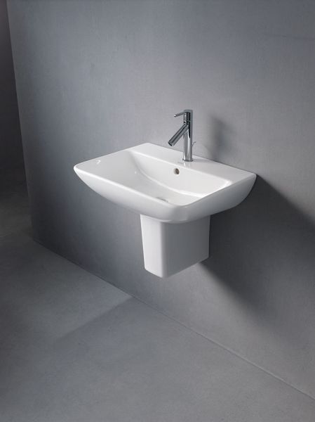 Duravit ME by Starck Waschtisch 60x46cm, mit Überlauf, ohne Wondergliss, weiß 2335600000
