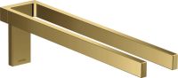 Axor Universal Rectangular Handtuchhalter, 2-armig, polished gold optic 42622990