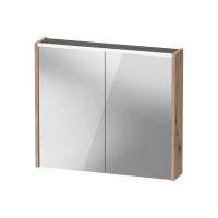 Duravit D-Code 2.0 LED-Spiegelschrank, eiche marmoriert DC7106055550000