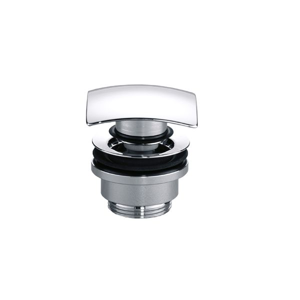 Avenarius Universal Design-Schaftventil eckig, ohne Verschluß, chrom 9004205010