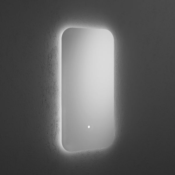 Burgbad Essence Leuchtspiegel mit umlaufendem LED-Lichtband, 40x80cm SIIN040PN480