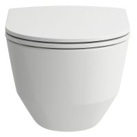Vorschau: Laufen Pro Wand-WC mit WC-Sitz, spülrandlos, weiß
