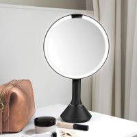 Vorschau: simplehuman LED-Sensorspiegel Helligkeitsregelung Ø20cm, wiederaufladbar, edelstahl schwarz matt ST3064 5