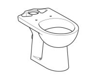 Vorschau: Geberit Renova Stand-WC für AP-Spülkasten aufgesetzt, Tiefspüler, Abgang horizontal, weiß_1