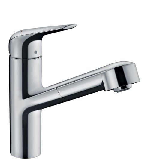 Hansgrohe Focus M42 Einhebel-Küchenmischer mit Ausziehauslauf und sBox