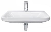 Vorschau: Duravit DuraStyle Waschtisch 65x57cm, mit 1 Hahnloch, ohne Überlauf, WonderGliss, weiß 23306500001