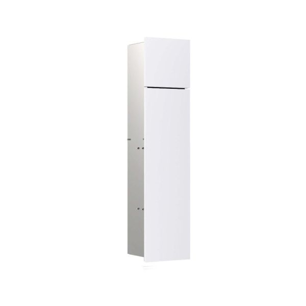 emco asis pure (Glasfront) WC-Modul Unterputz 73x17cm 2-türig 975528401 975528400 weiss matt