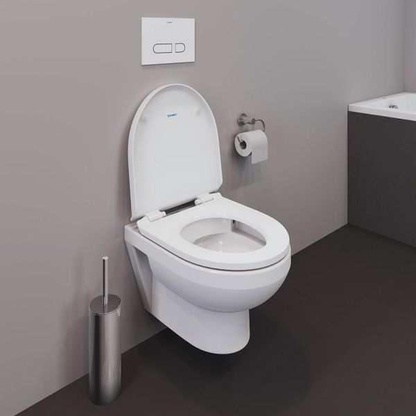 Duravit Duravit No.1 Wand-WC 48x36,5cm, oval, HygieneGlaze, weiß 2575092000