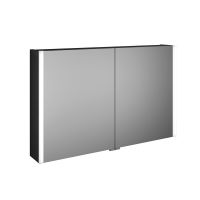 Vorschau: Burgbad Cube Spiegelschrank mit vertikaler LED-Beleuchtung, Waschtischbeleuchtung, 2tlg, 100,8x64cm