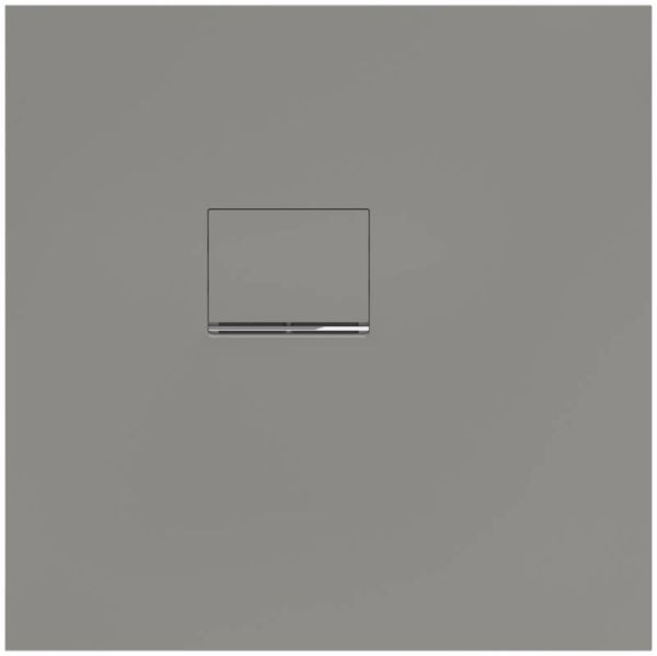 Villeroy&Boch Squaro Infinity Quaryl®-Duschwanne, Eckeinbau links gegen Wand, 80x80cm UDQ8080SQI1LV-1S