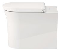 Vorschau: Duravit White Tulip Stand-WC, Tiefspüler, spülrandlos, HygieneGlaze, weiß