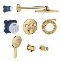 Grohe Grohtherm SmartControl Duschsystem mit Rainshower 310 SmartActive, cool sunrise