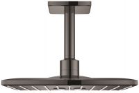 Vorschau: Grohe Rainshower 310 SmartActive Cube Kopfbrauseset Deckenauslass 142 mm, 2 Strahlarten hard graphite 26481A00