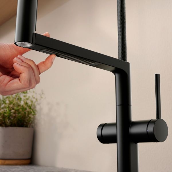 hansgrohe Talis Select M54 Einhebel-Küchenmischer, schwenkbar, 3jet, schwarz matt