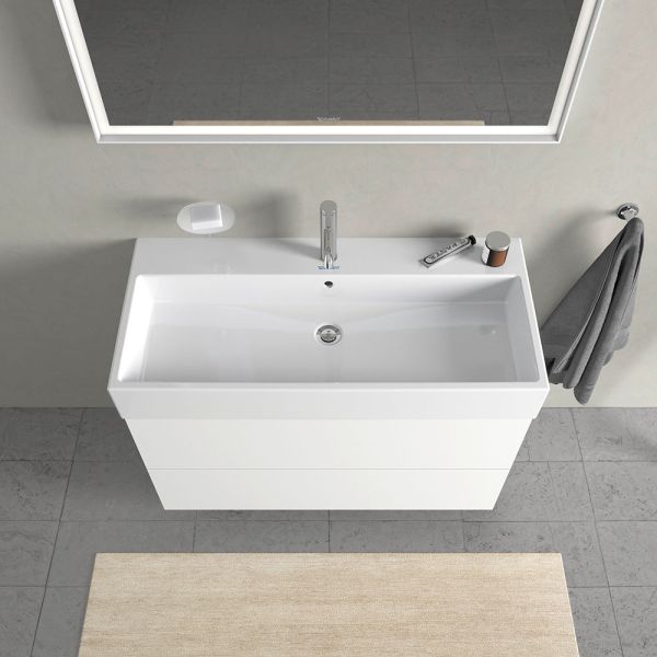 Duravit L-Cube Waschtischunterschrank wandhängend 98x46cm mit 2 Schubladen für Vero Air 235010