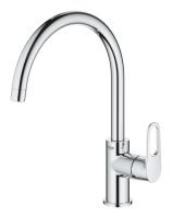 Vorschau: Grohe Start Flow Einhand-Spültischbatterie, C-Auslauf, schwenkbar, chrom