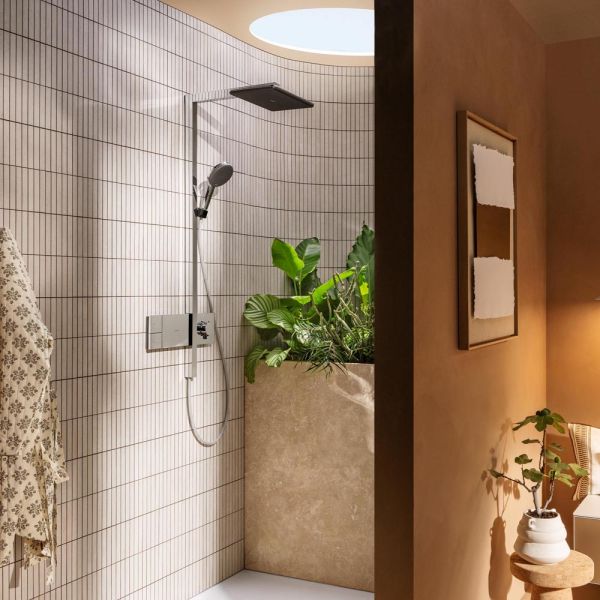hansgrohe Raindance Alive Q Duschsystem 210/340 mit ShowerSelect Comfort chrom 24580000 