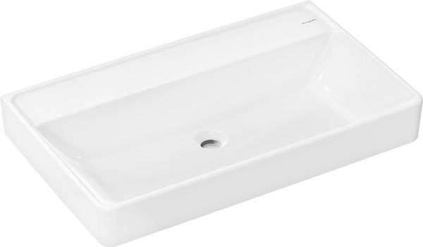 hansgrohe Xanuia Q Waschtisch 80x48cm ohne Hahnloch und Überlauf weiß 60228450