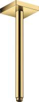 Axor ShowerSolutions Deckenanschluss 30cm eckig, polished gold optic 26438990