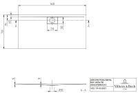 Vorschau: Villeroy&Boch Architectura MetalRim Duschwanne, 140x70cm UDA1470ARA215V-01