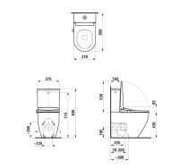 Vorschau: Laufen Cleanet Pro Dusch-WC spülrandlos, bodenstehend, weiß
